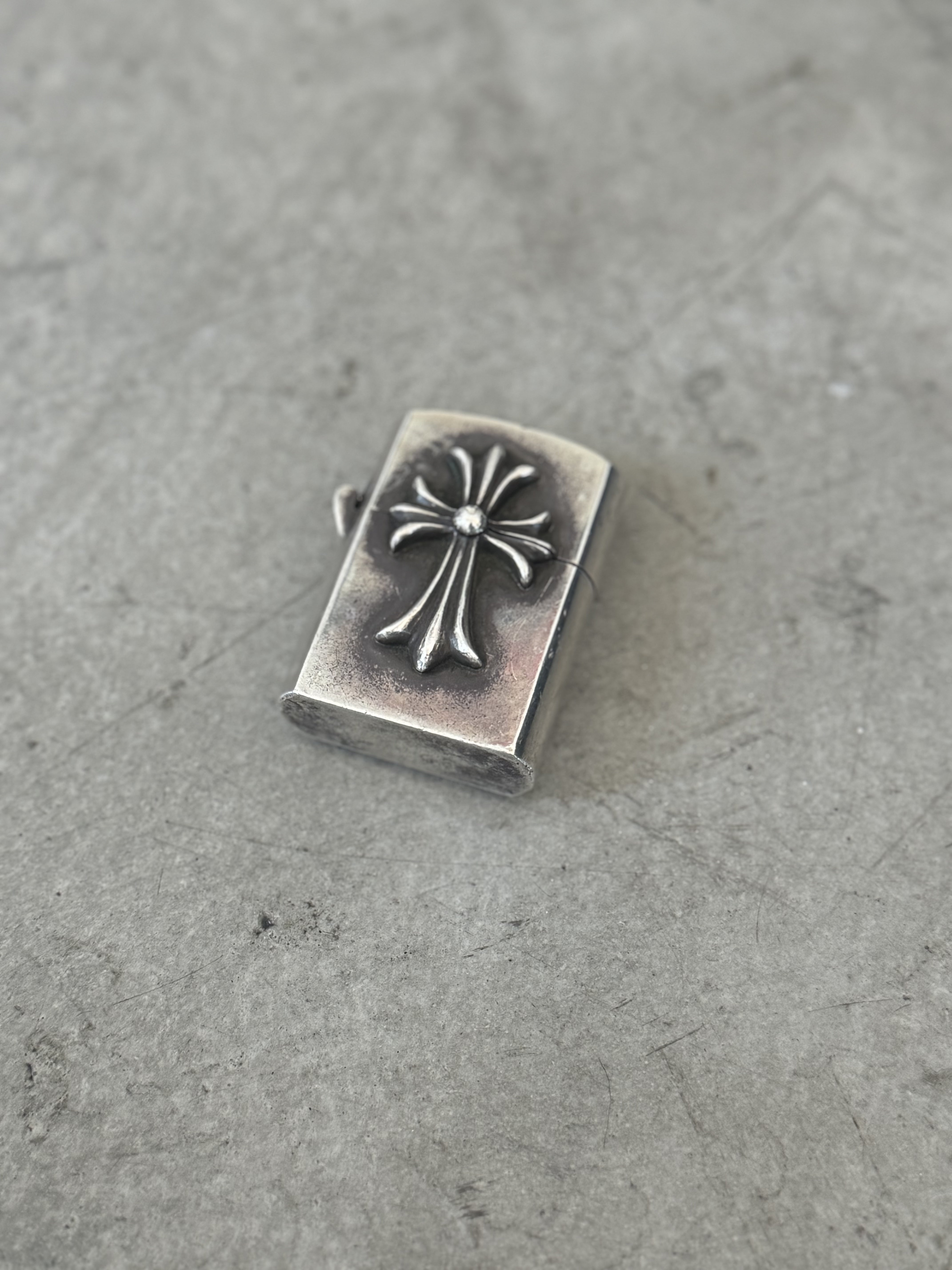 CHROME HEARTS zippo シルバー 925 chrome hearts zippo lighter rare dubble cross | eBay