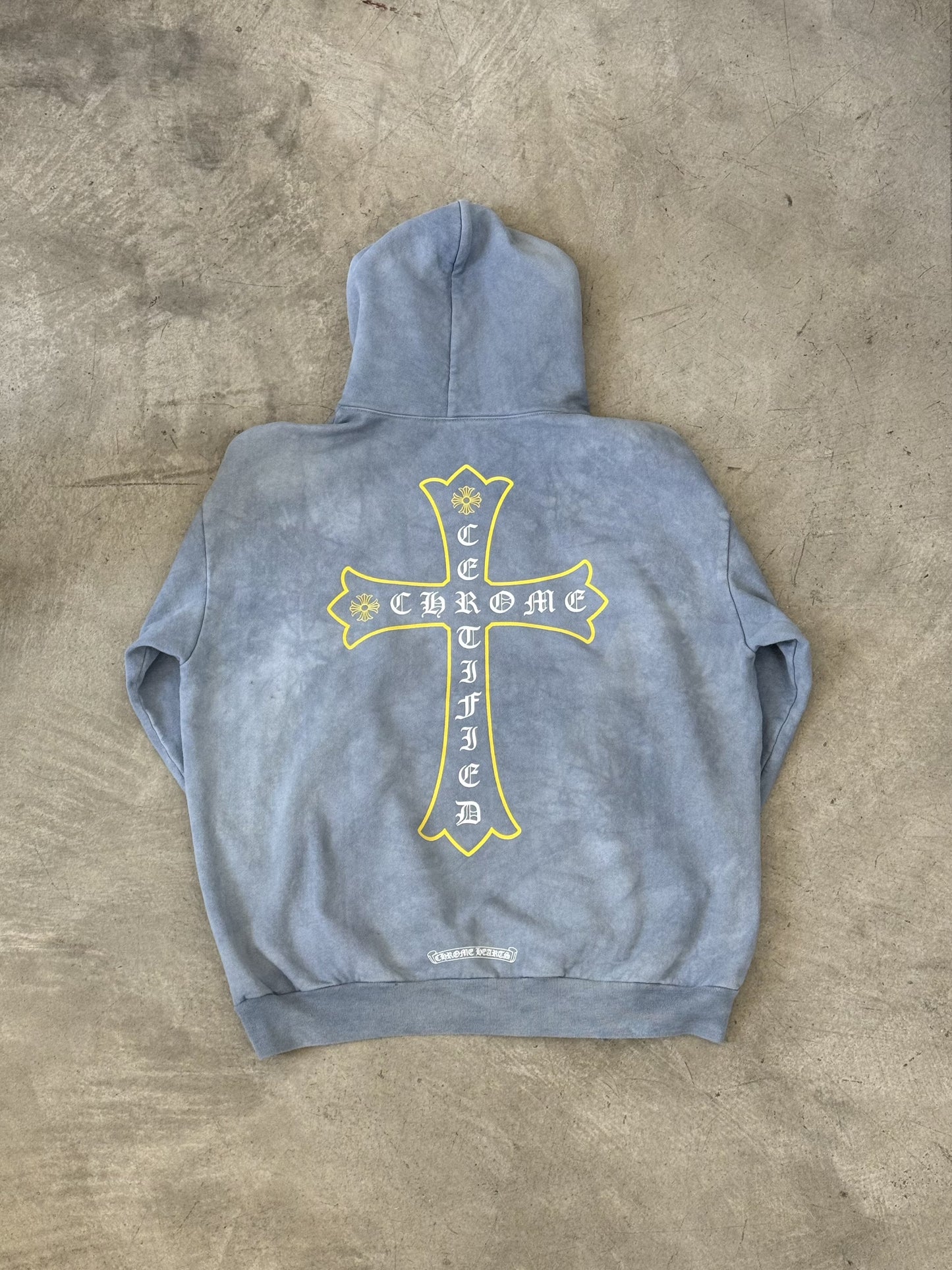 Chrome Hearts - "CLB" Indigo Hoodie