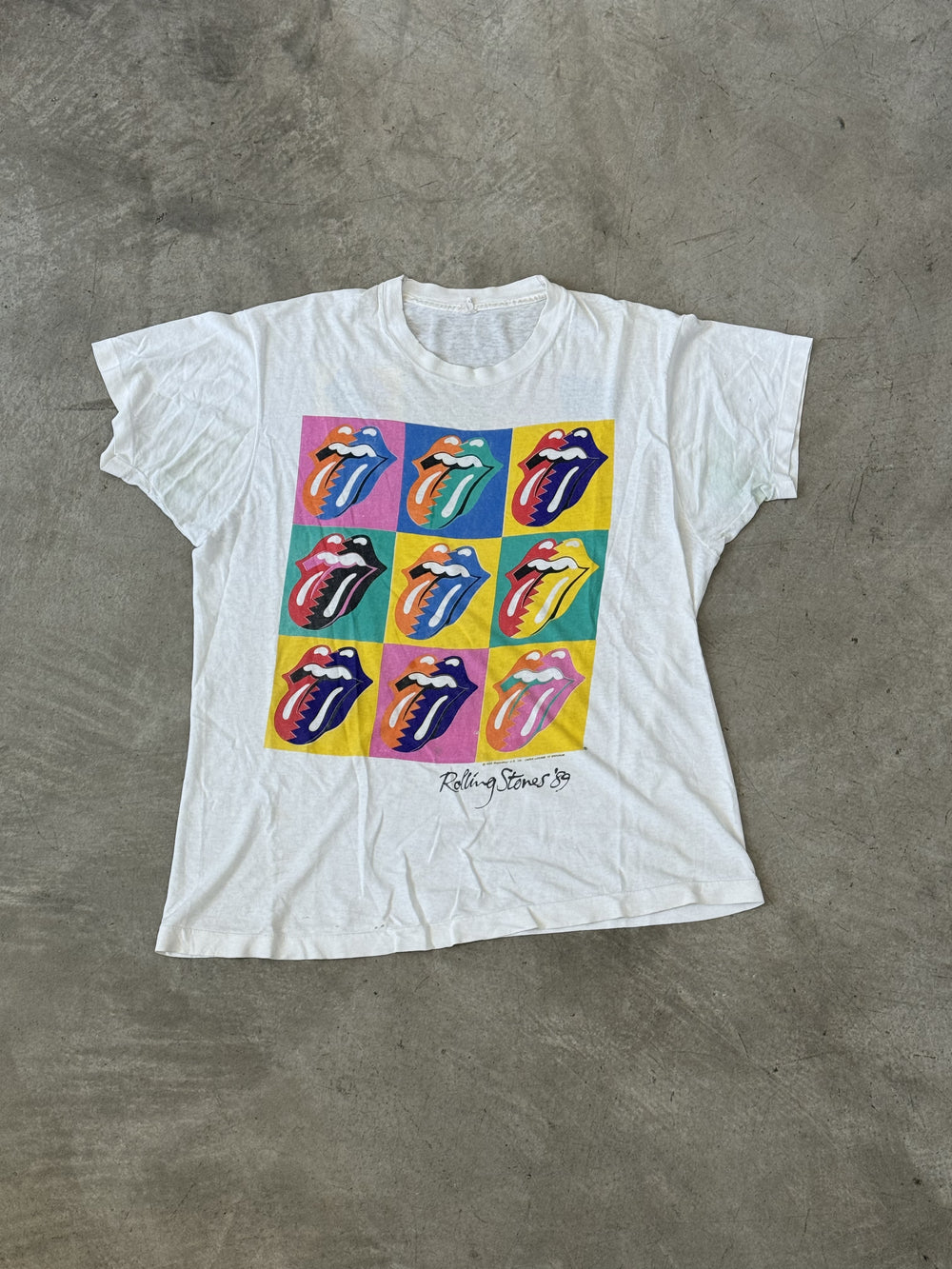 VINTAGE Rolling Stones 1989 Tour Tee